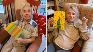 Manchester care home receive Cards of Care from school children